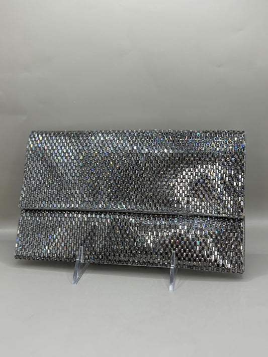 Rhinestone Rectangle Clutch