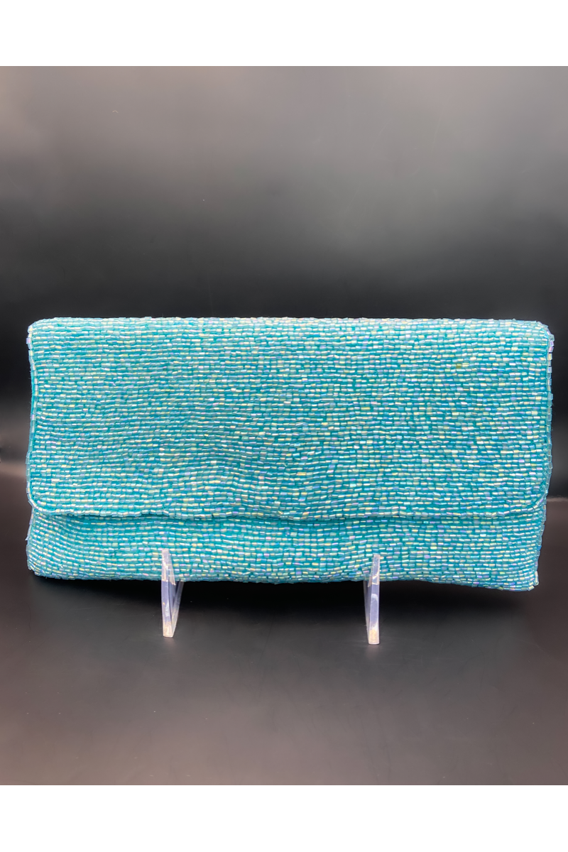 Turquoise Envelope Bag