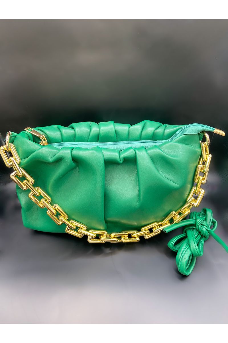 Chain Linked Puff Hand Bag