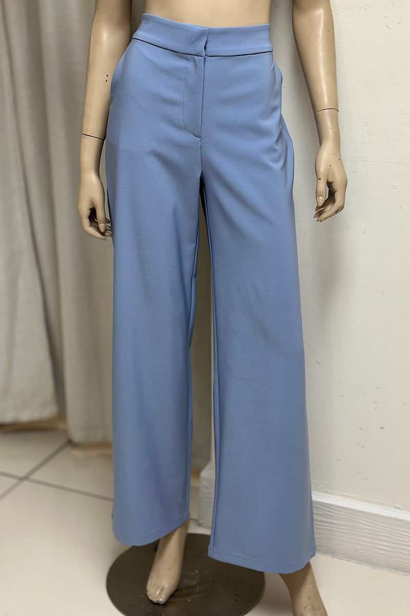 Elastic Waist Thick Band Pant