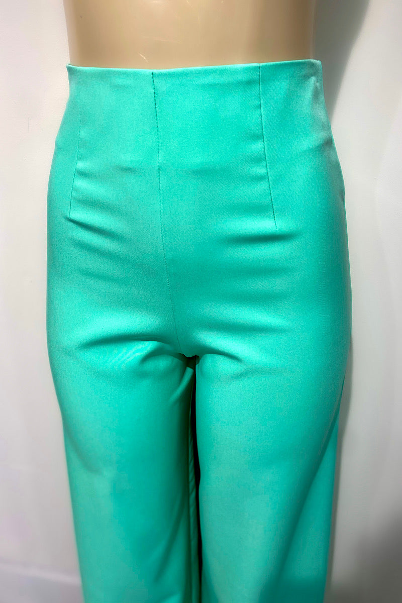 Mint Green Wide Leg