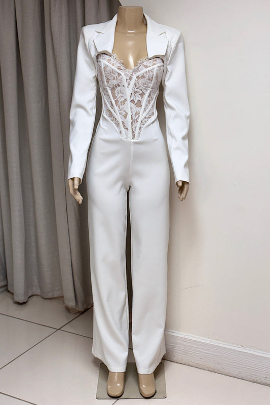 Mini Jacket Jumpsuit Set