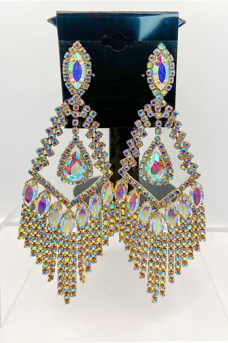 Earring- Gold Iridescent Collection