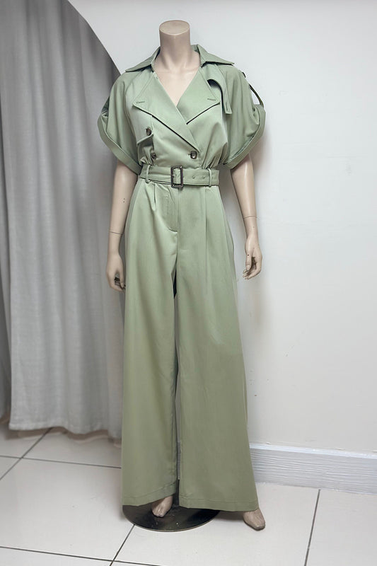 Fold Over Tailored Jumpsuit