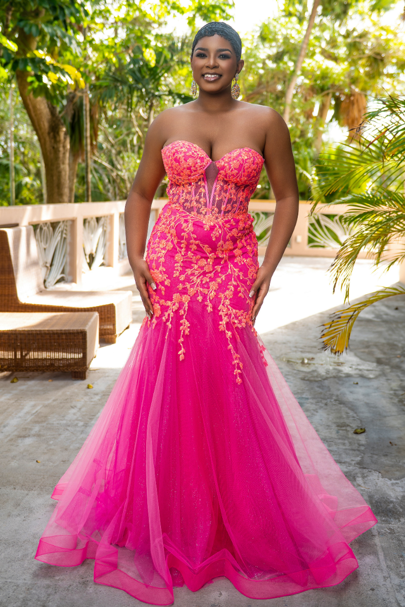 Strapless Sequin Mermaid Formal