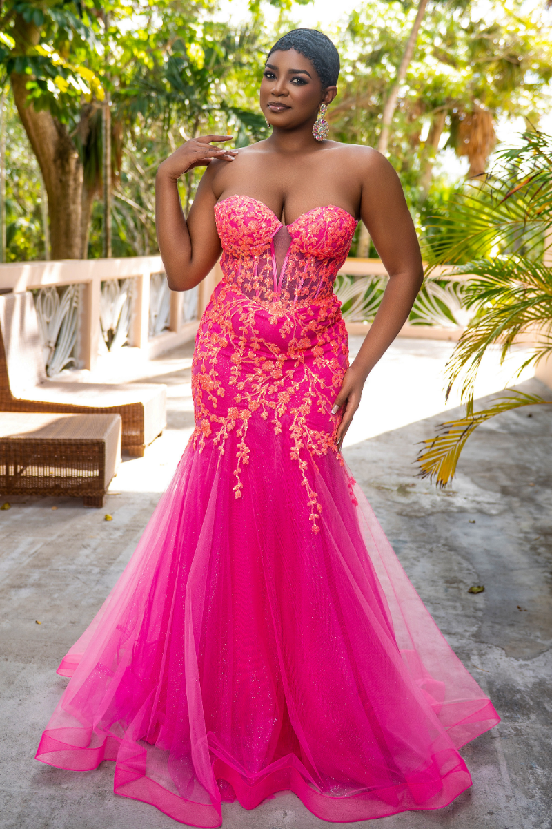 Strapless Sequin Mermaid Formal