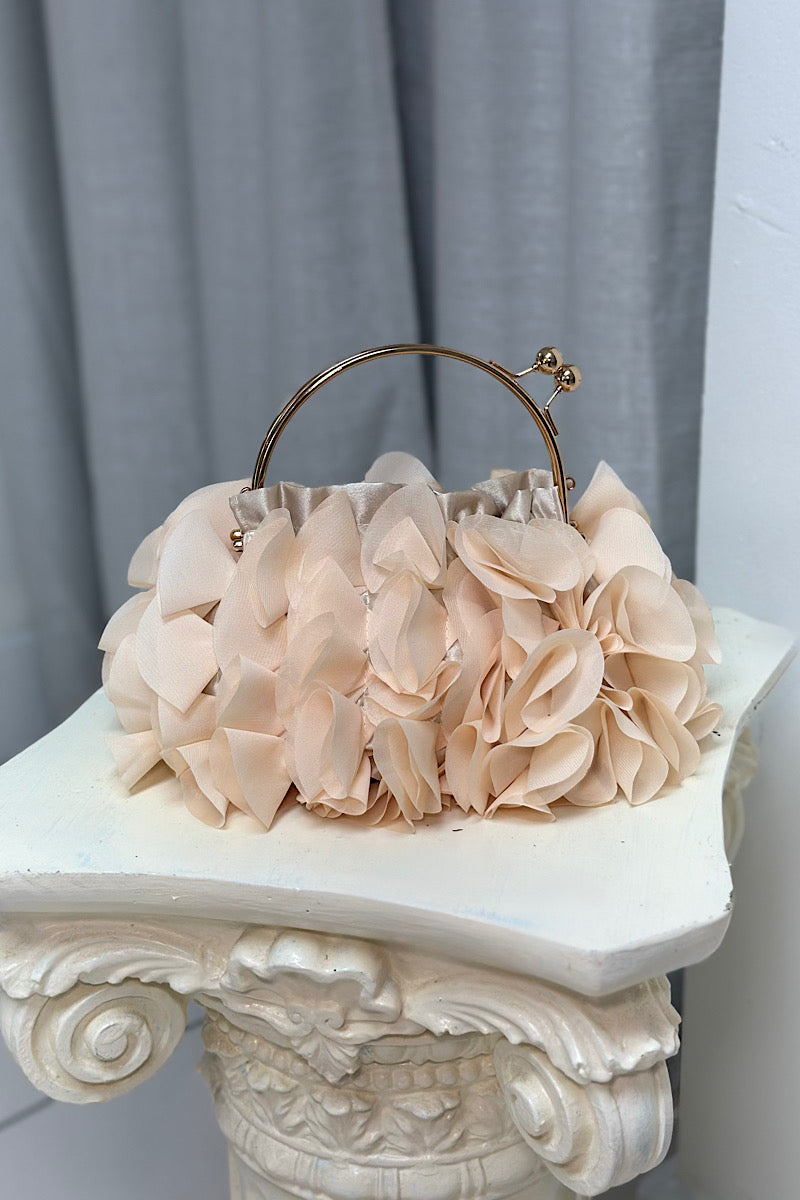 Gold Hand Ruffle Pooch Bag