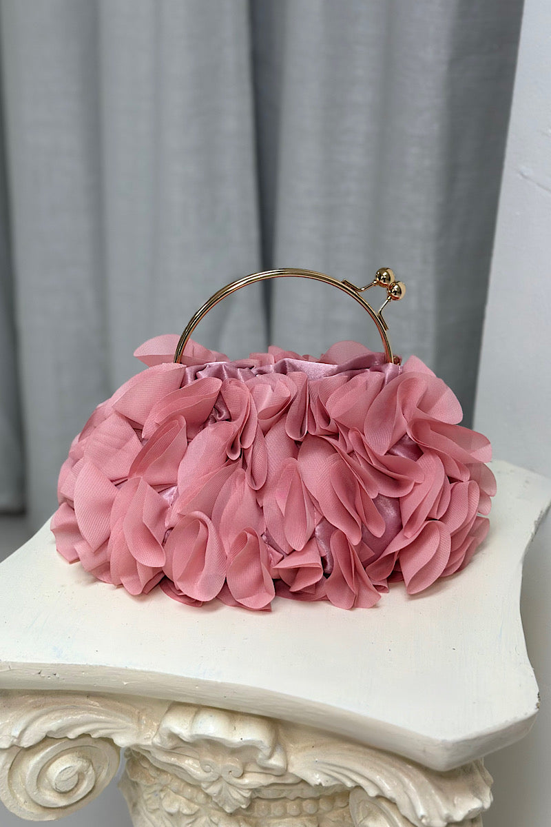 Gold Hand Ruffle Pooch Bag