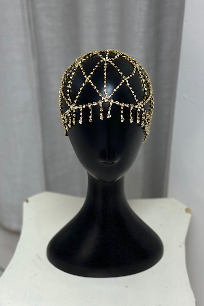 Rhinestone Hair Chain