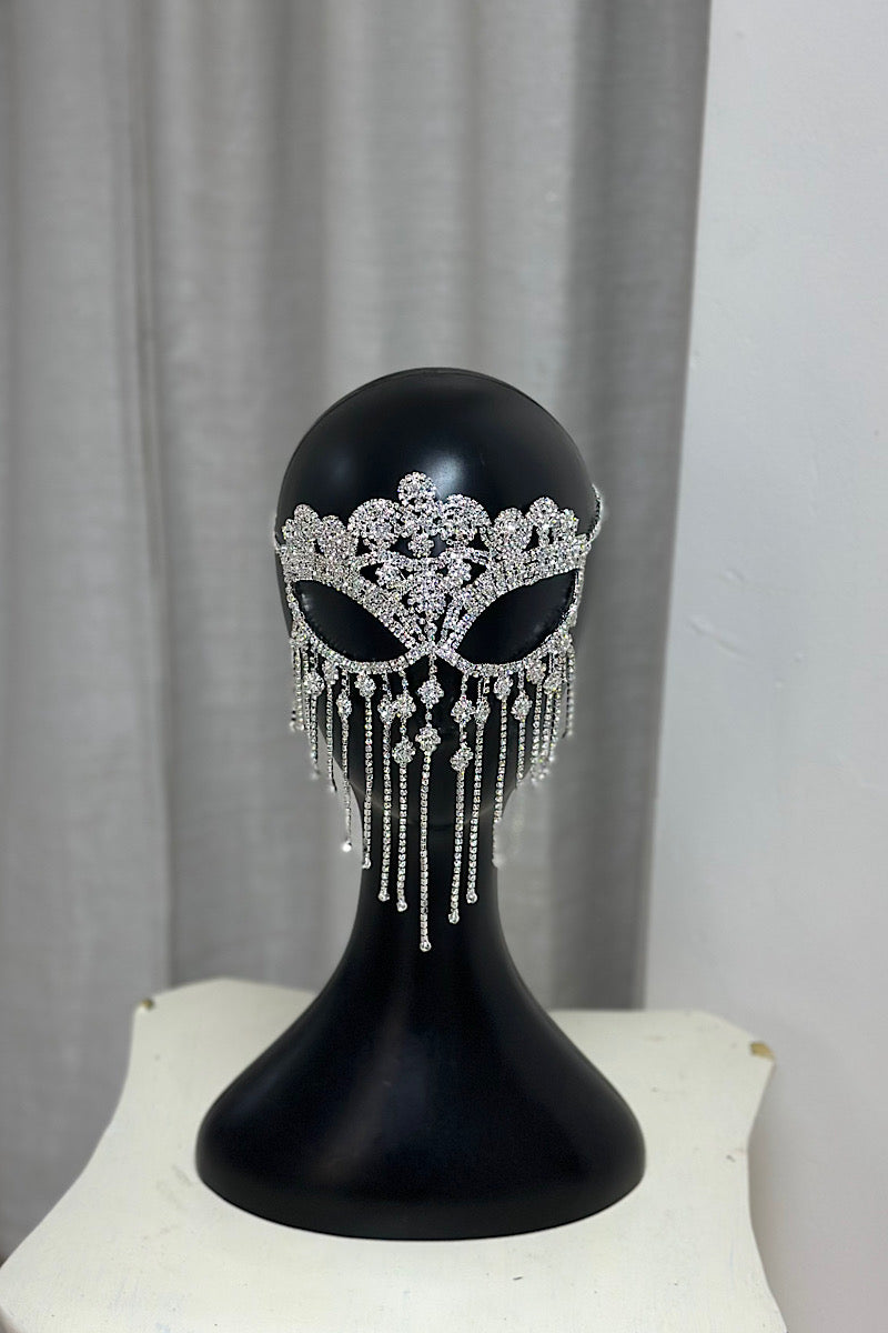 Chandelier Rhinestone Mask