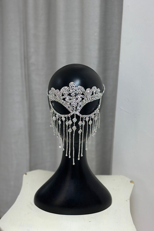 Chandelier Rhinestone Mask