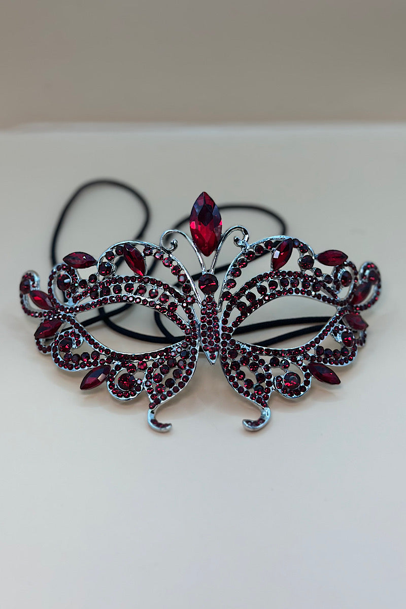 Sophisticated Rhinestone Mask