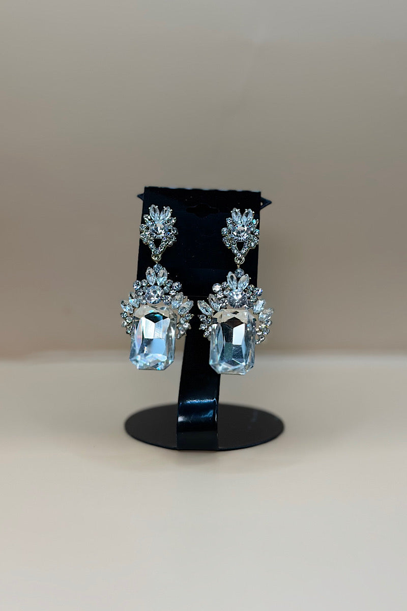 Earring- Gold Clear Collection