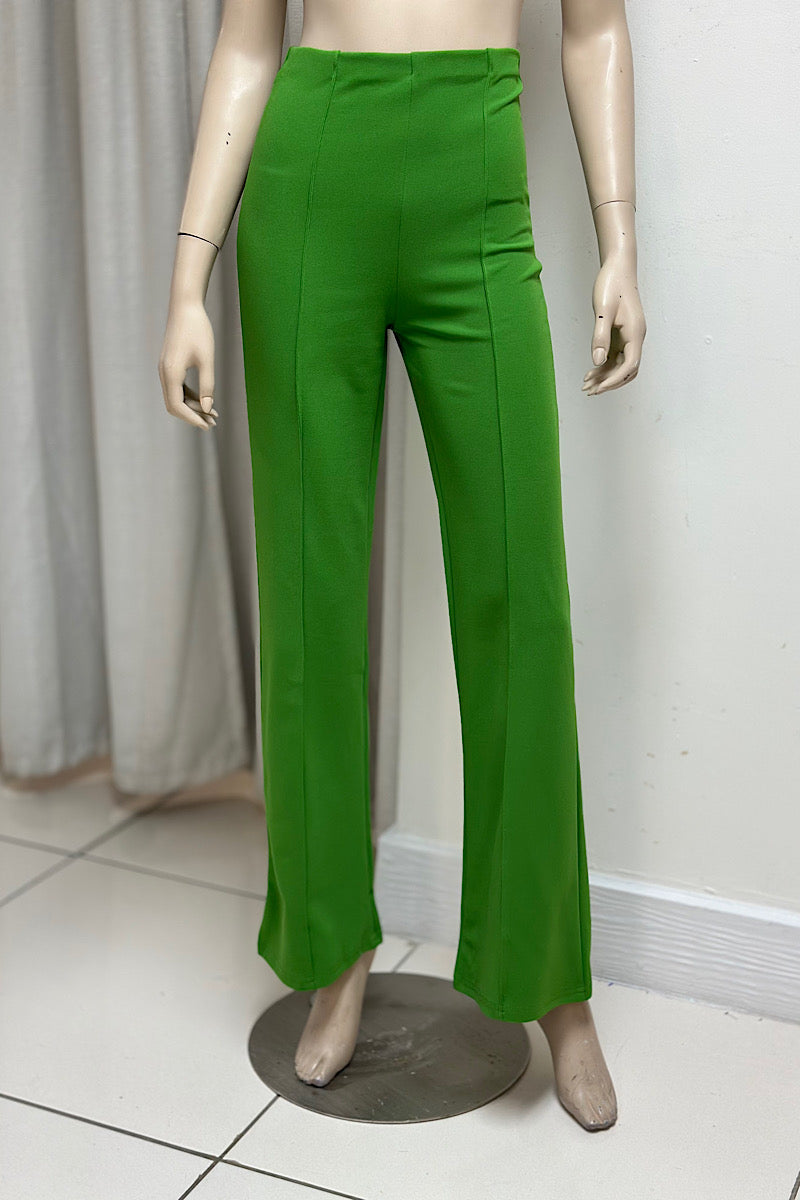 Zip-Up Wide Legged Pant