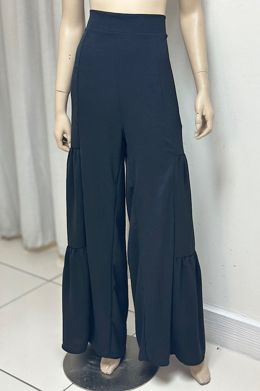 Tiered Wide Leg Pant